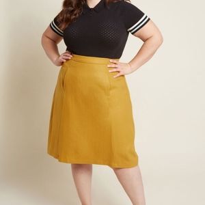 Modcloth retro a-line skirt 3x